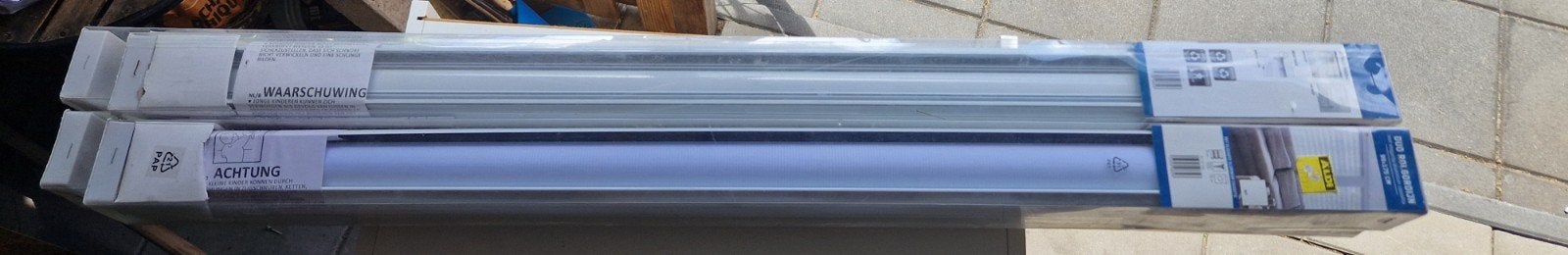 Duo rolgordijn 90 x 175 cm, Ophalen of Verzenden, Nieuw, 50 tot 100 cm, 150 tot 200 cm