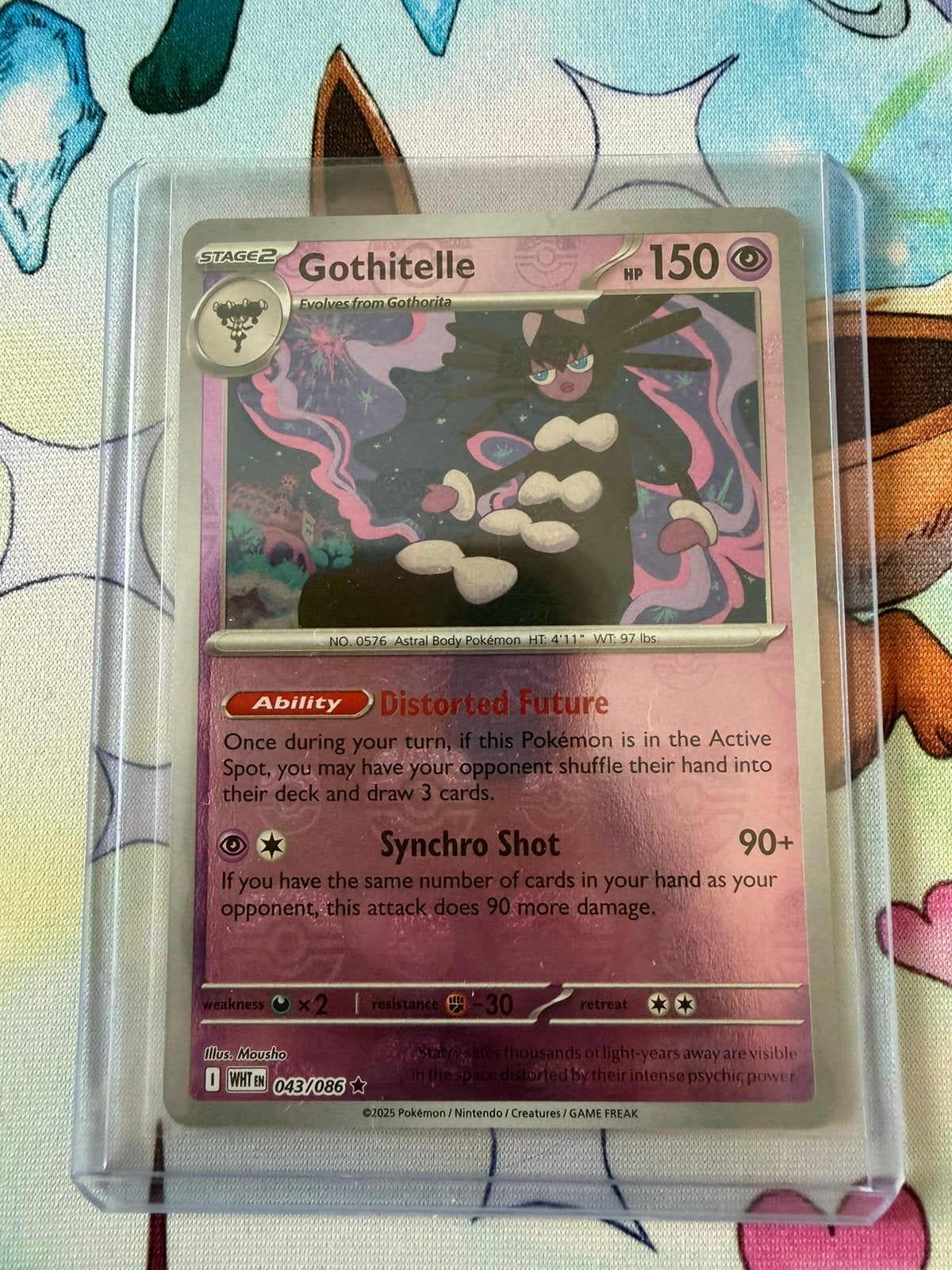 Masterball Gothitelle 043 White Flare, Ophalen of Verzenden, Nieuw, Losse kaart