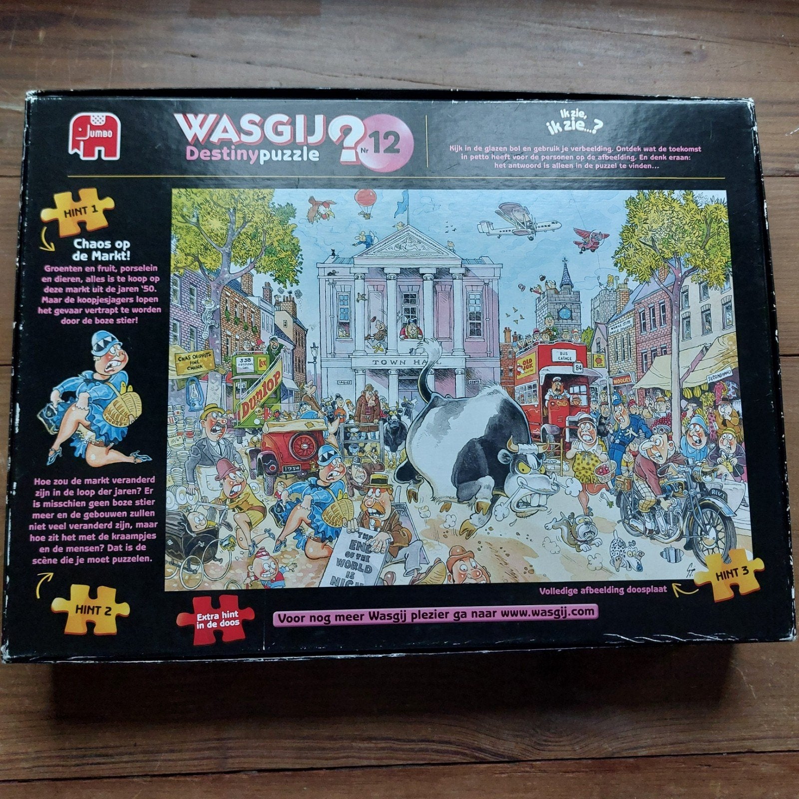 WaSGIJ Destiny Puzzel 1000 stukjes  2 stuks compleet, Een of twee spelers, Ophalen of Verzenden, Gebruikt, Jumbo