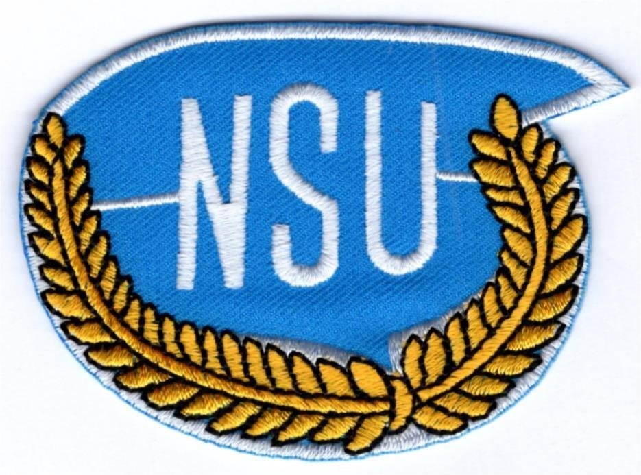 NSU patch embleem, Motoren, Verzenden, Nieuw