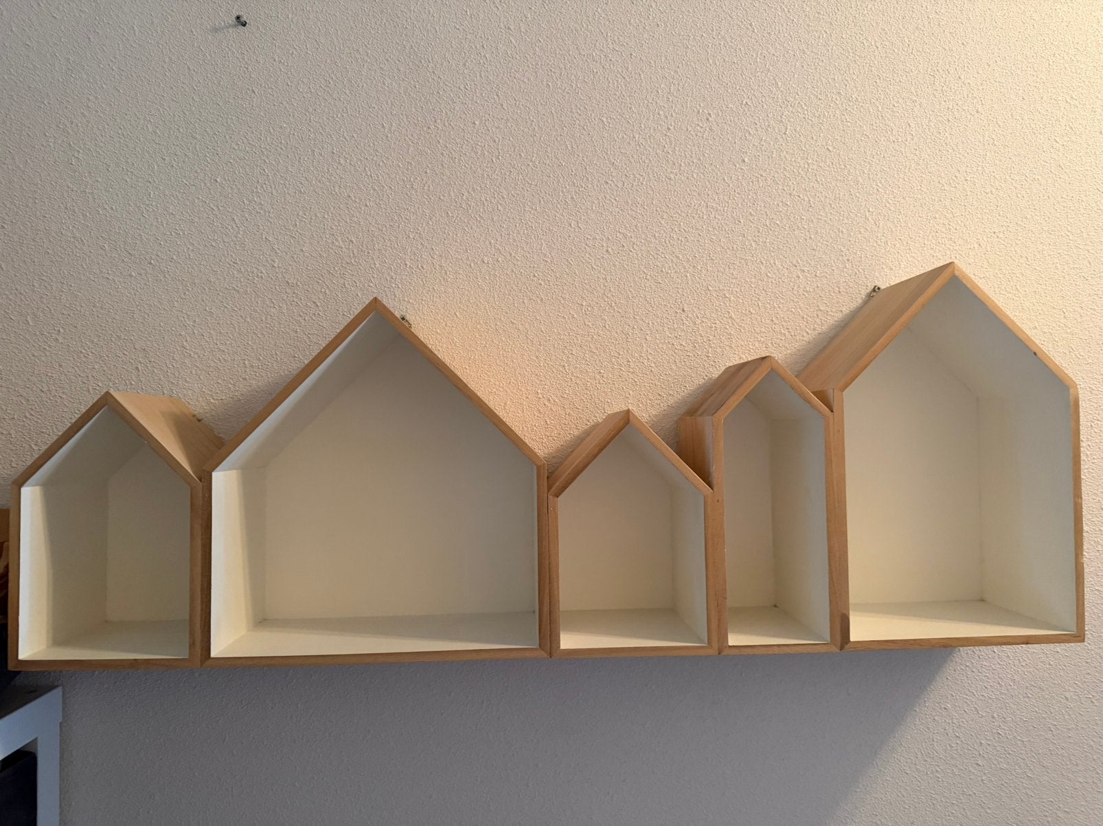 Huisjes wandplank, Ophalen, Gebruikt