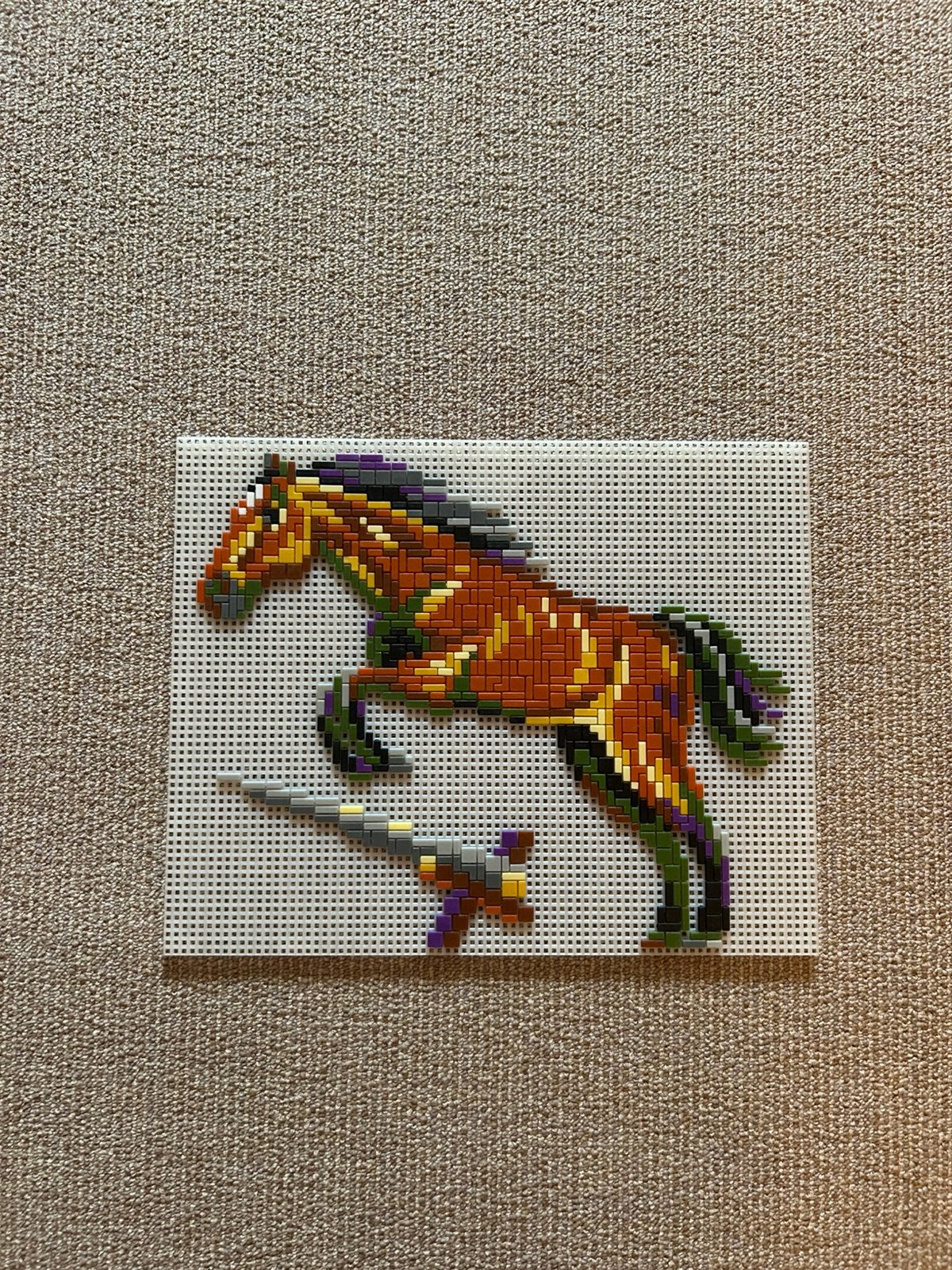 Ministek schilderij springend paard, Ophalen, Zo goed als nieuw, Overige typen