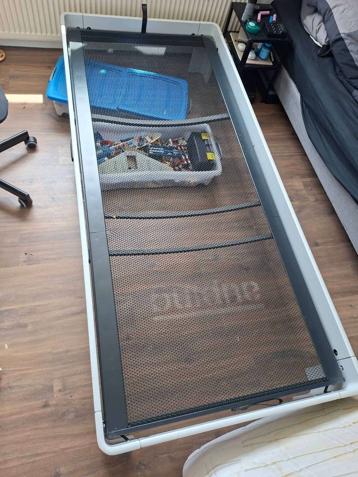Auping Auronde eenpersoonsbed 90x210, Ophalen, 90 cm, Eenpersoons, Hout