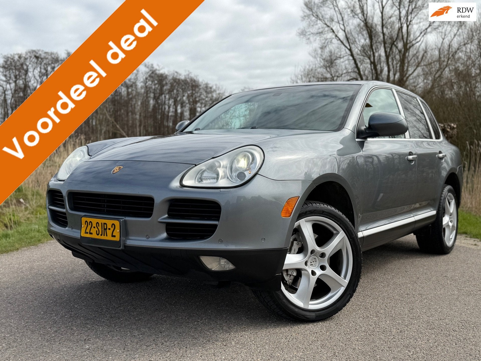 Porsche Cayenne 4.5 S Automaat / Schuif-/Kanteldak / Luchtve, Auto's, Porsche, Automaat, Cayenne, Gebruikt, Leder