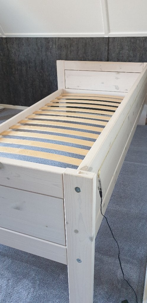 Lifetime bed, Ophalen, Lattenbodem, 180 cm of meer, 100 cm of meer