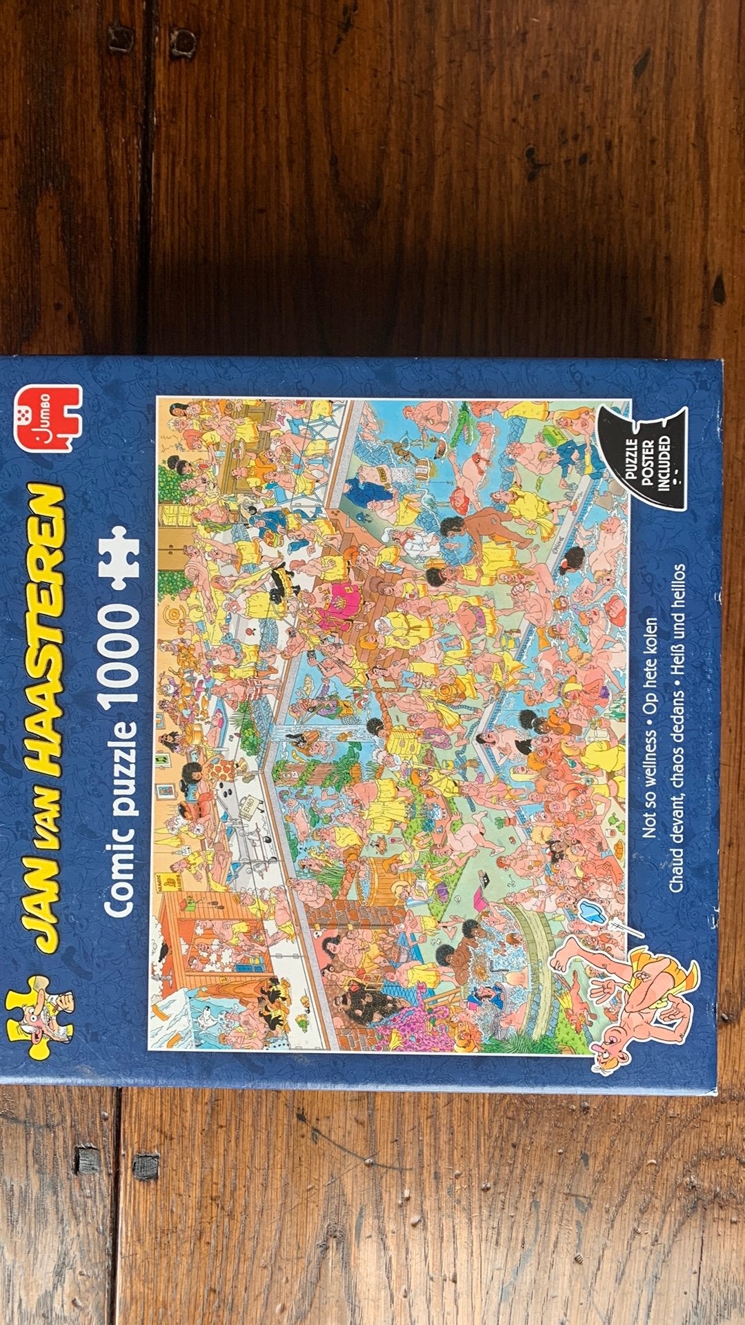Jan.van Haasteren, Op Hete Kolen, 1000 stuks, Ophalen, 500 t/m 1500 stukjes, Zo goed als nieuw, Legpuzzel