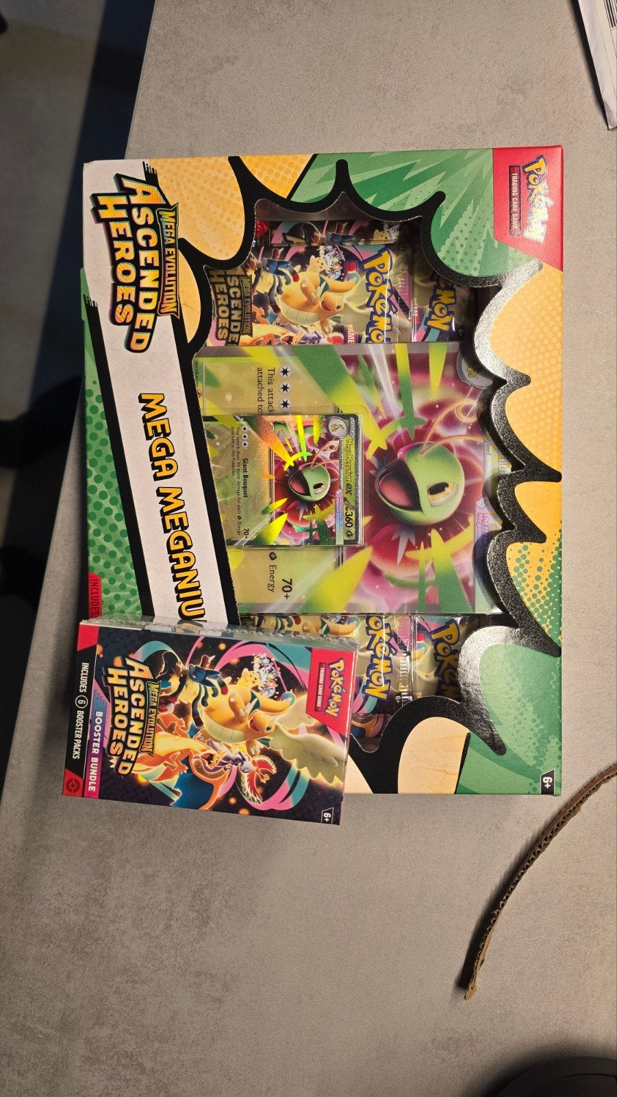 Pokémon TCG: Mega Meganium EX Box & Ascended Heroes Booster, Verzenden, Nieuw, Boosterbox