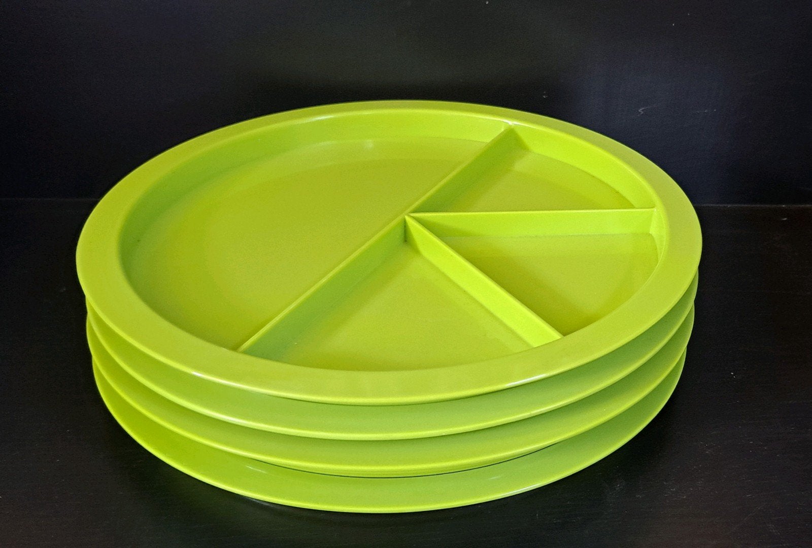 Grote Kunststof BBQ Vakken Borden 30 cm, Overige materialen, Ophalen of Verzenden, Zo goed als nieuw, Bord(en)