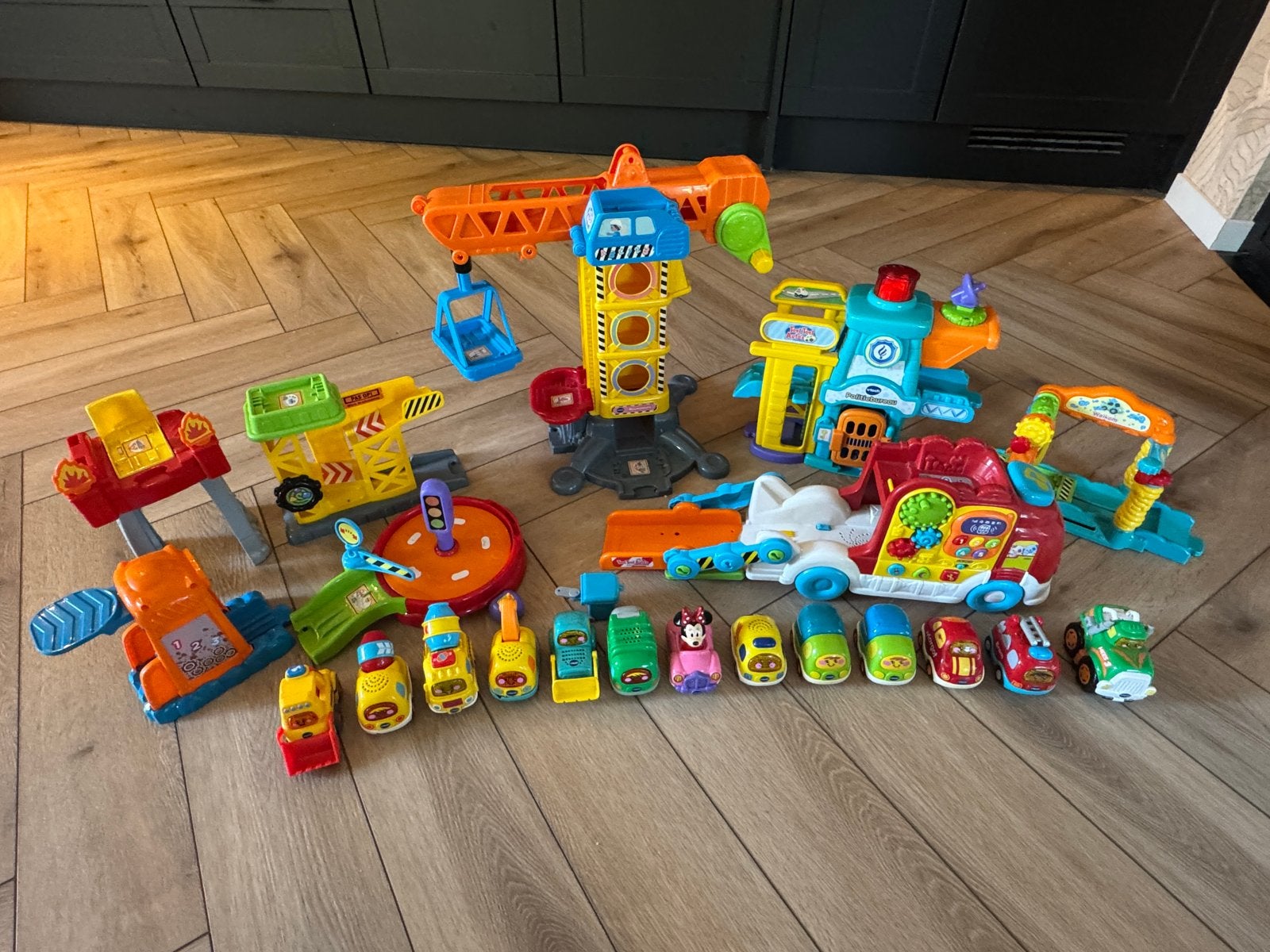 Grote VTech Toet Toet auto verzameling. 140 baandelen, Ophalen of Verzenden, Gebruikt, 2 tot 4 jaar