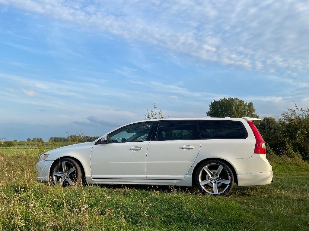 V70 T6 Heico · 315 pk · AWD · schuifdak · LPG, Auto's, Volvo, Automaat, 1770 kg, 2000 kg, Wit
