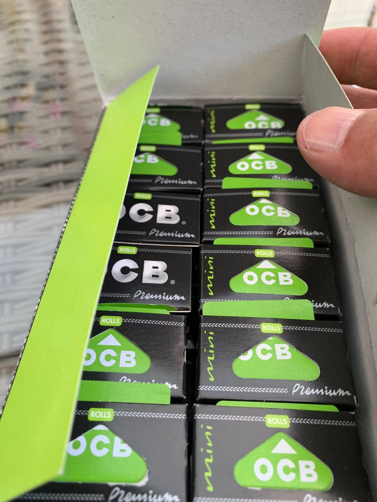 2 nieuwe doosjes OCB Mini Rolling Paper Rolls vloeipapier, Ophalen of Verzenden, Nieuw