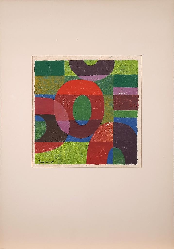Abstract 61 - Kunstenaar: Geni Peter, Ophalen of Verzenden