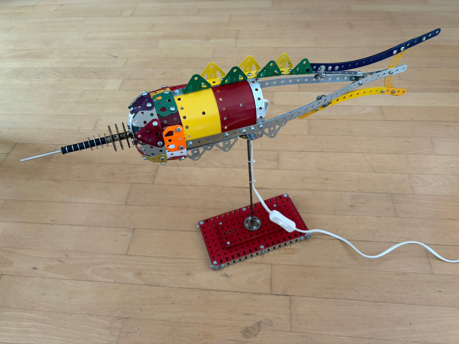 Meccano lamp 20000 mijl onder zee, Ophalen of Verzenden