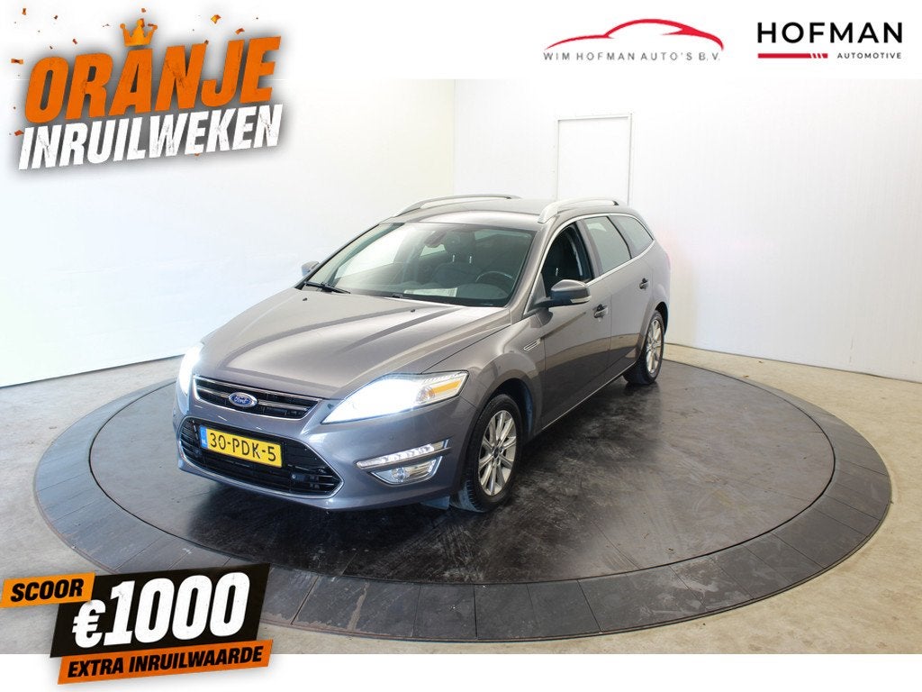 Ford Mondeo APK t/m 05-2027 161PK Titanium Dealer onderhoude, Auto's, Ford, 15 km/l, Gebruikt, Zwart, 4 cilinders