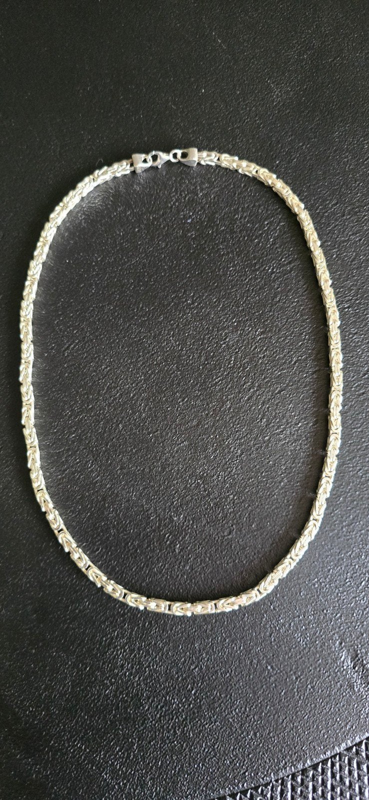 925 zilveren koningsketting, made in Italy, Ophalen of Verzenden, Nieuw, Zilver, Zilver