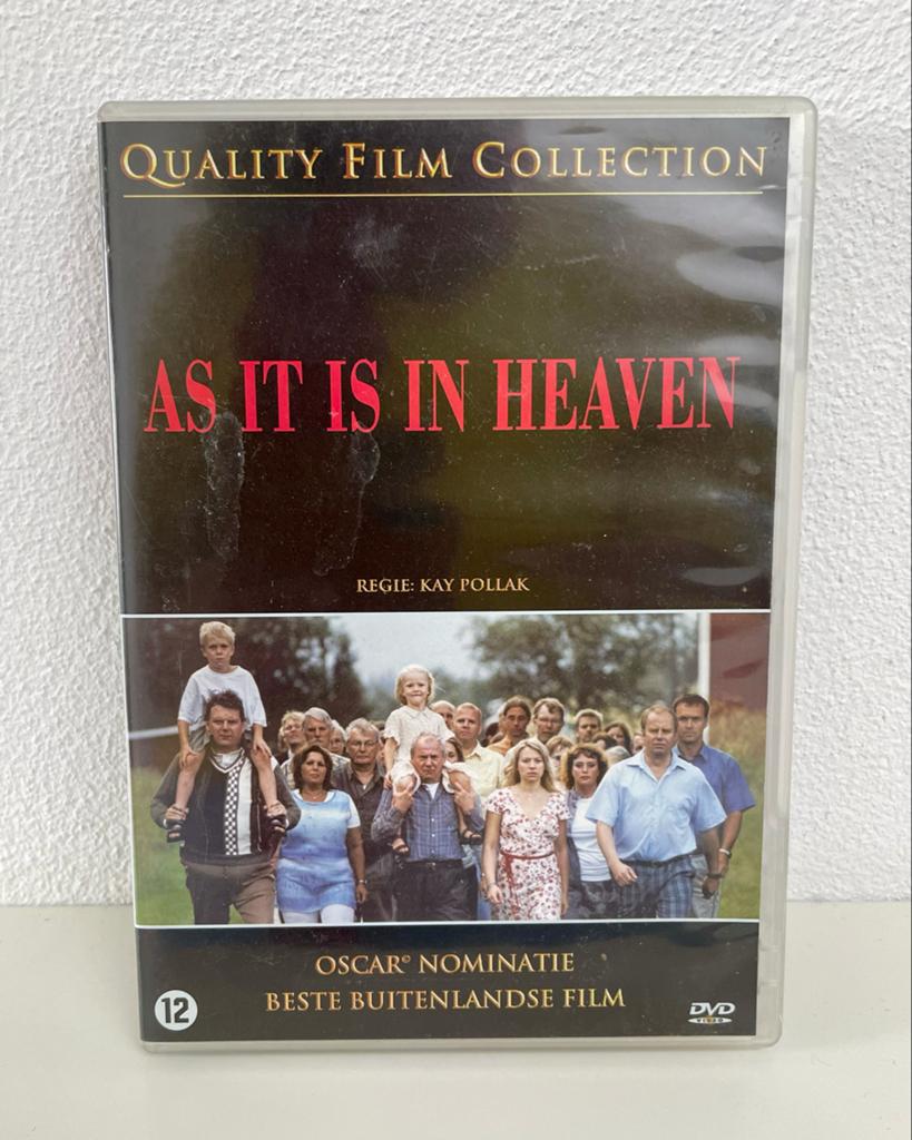 As It Is In Heaven DVD - Quality Film Collection, Vanaf 12 jaar, Ophalen of Verzenden, Gebruikt, Drama