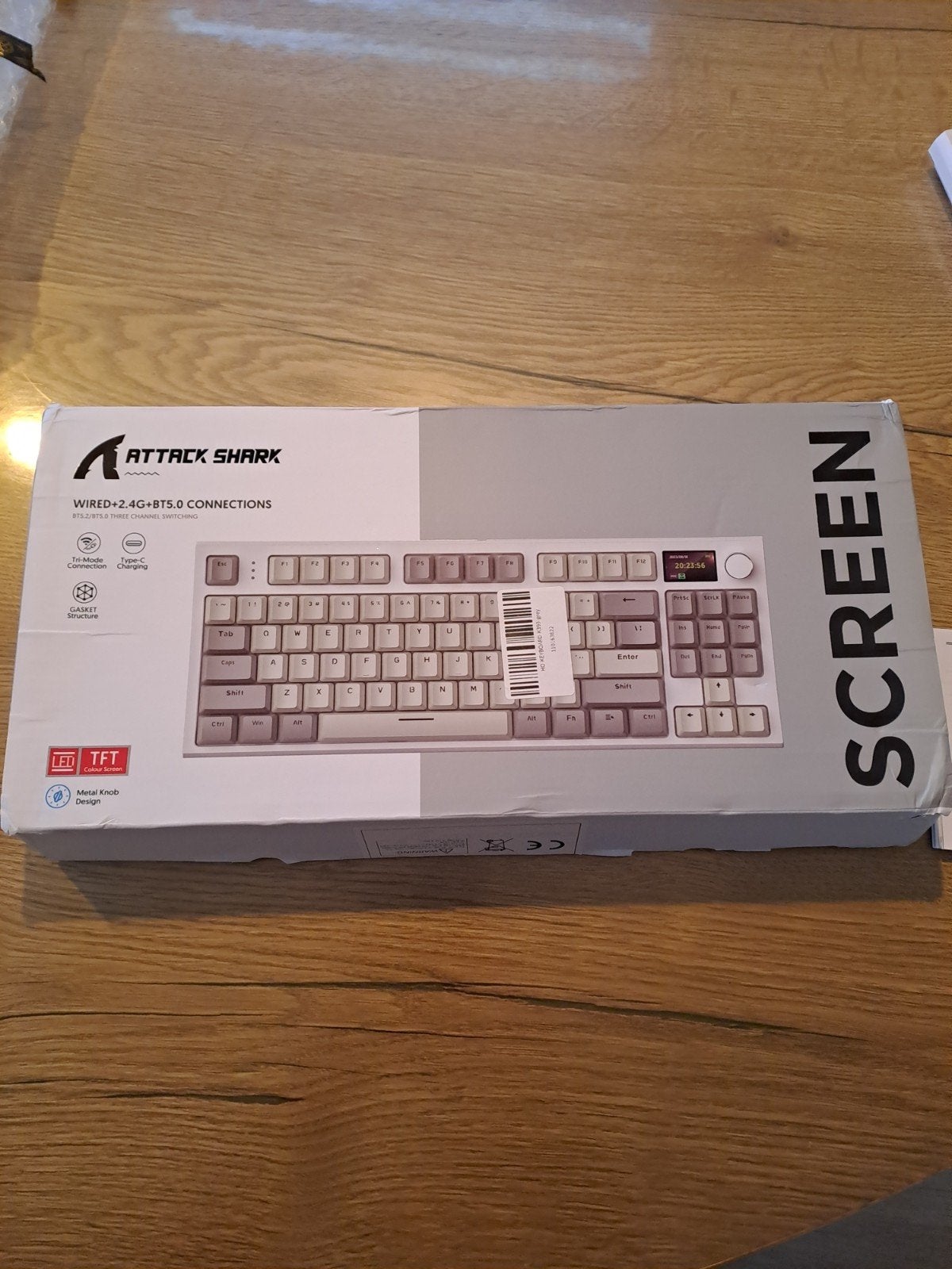 Nieuw Draadloos Gaming Toetsenbord - Attack Shark K86, Nieuw, Ophalen of Verzenden, Draadloos, Qwerty