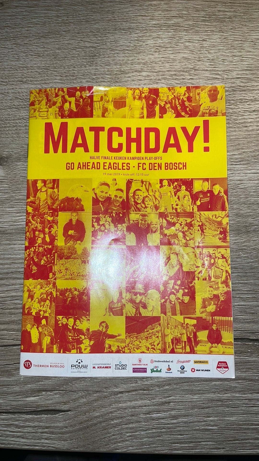 Go Ahead Eagles-Fc Den Bosch programma boekje, Verzamelen, Sportartikelen en Voetbal, Ophalen of Verzenden, Zo goed als nieuw
