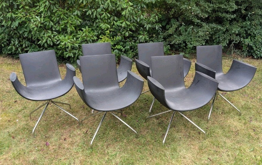 Designer stoelen, Ophalen, Kunststof, Zwart, Zo goed als nieuw
