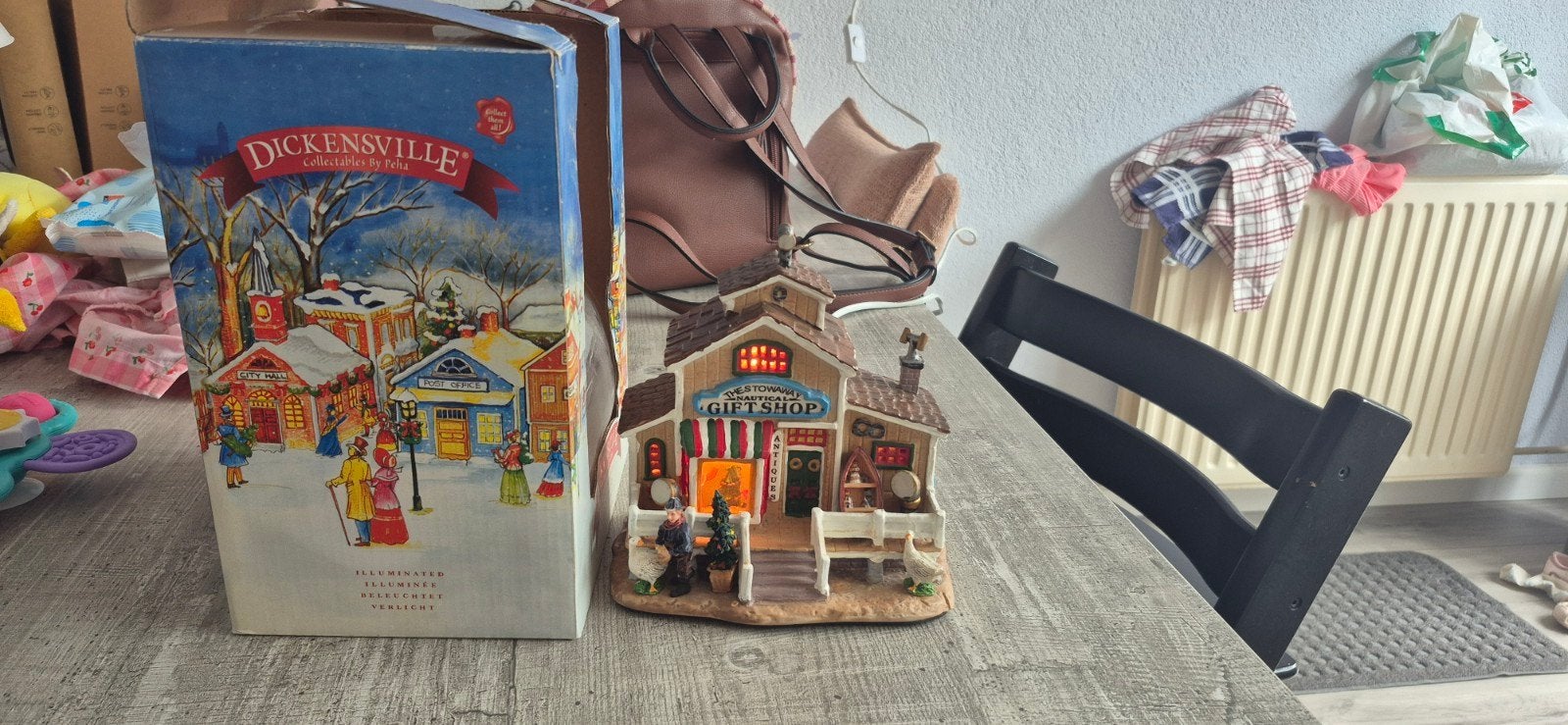 Dickensville kersthuisje - kerstversiering, Ophalen of Verzenden