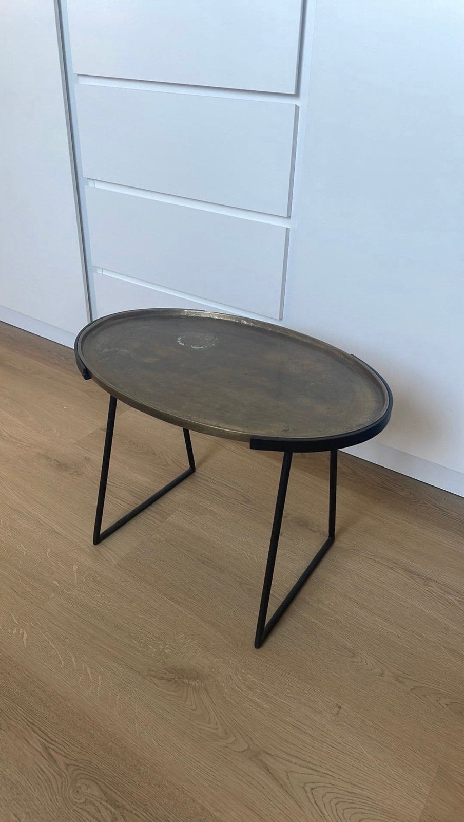 Bijzettafel Trendhopper, Minder dan 55 cm, Zo goed als nieuw, Ovaal, Ophalen