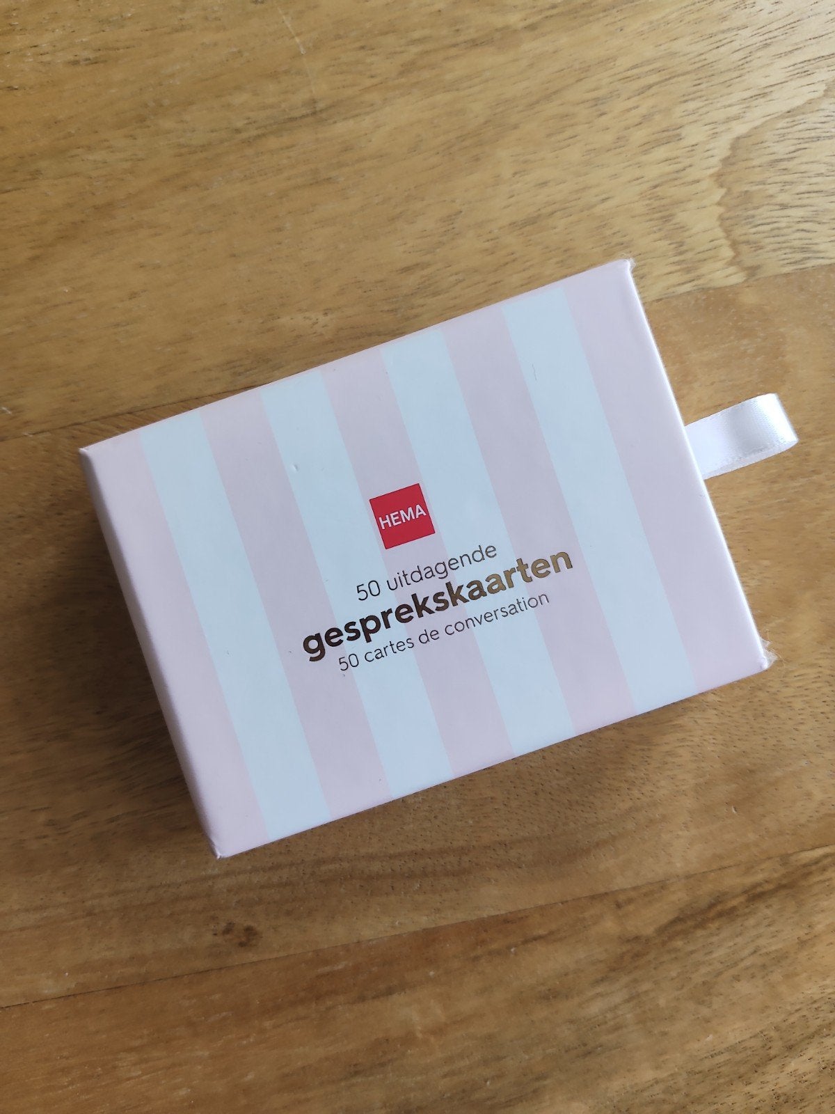 Gesprekskaarten HEMA, Ophalen