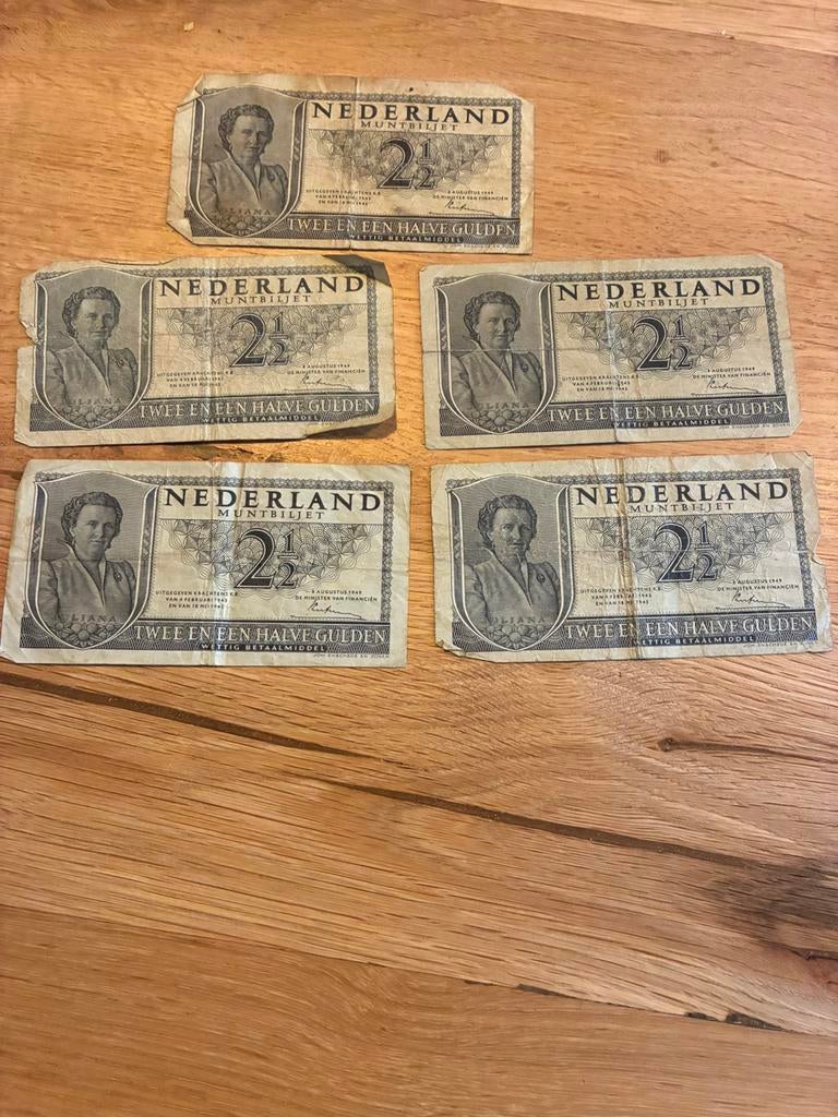 2,5 gulden papiergeld 1949, Ophalen of Verzenden, 2½ gulden