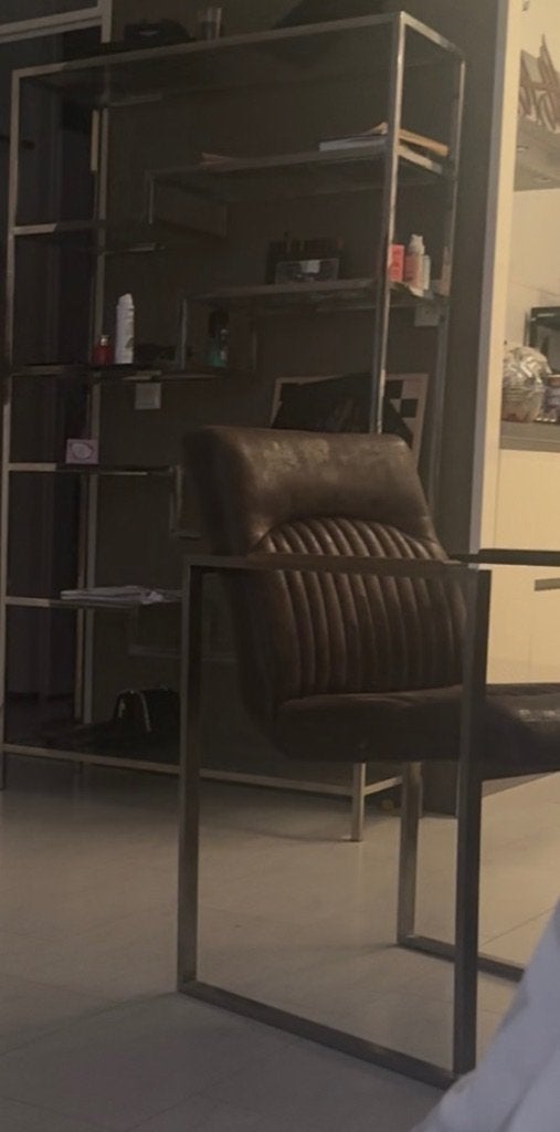 Gratis stoelen, Ophalen, Gebruikt, Bruin, Leer