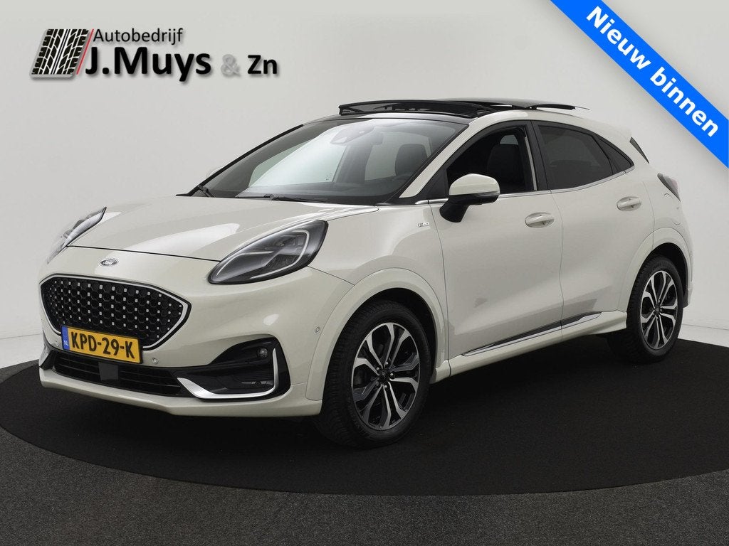 Ford Puma 1.0 EcoBoost ST-Line X Vignale AUTOM. PANODAK|BLIS, Auto's, Ford, Bedrijf, Te koop, Puma, ABS, Achteruitrijcamera, Adaptieve lichten