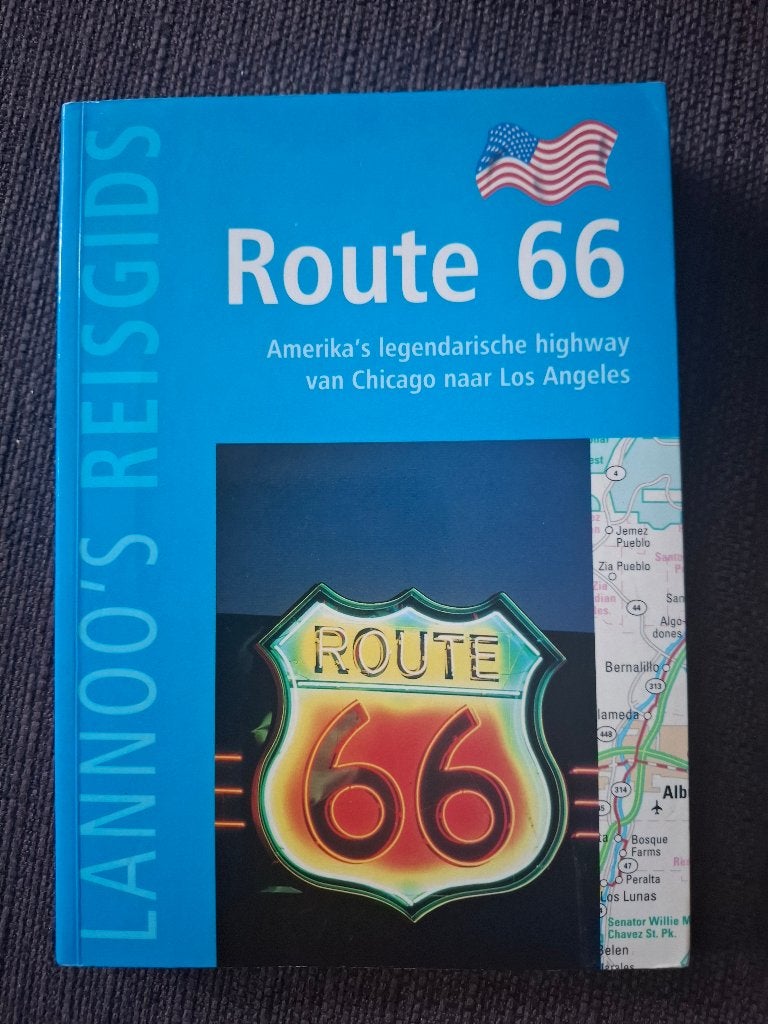 Lannoo's Reisgids Route 66: Amerika's legendarische highway, Boeken, Ophalen of Verzenden, Reisgids of -boek, Noord-Amerika, Onbekend