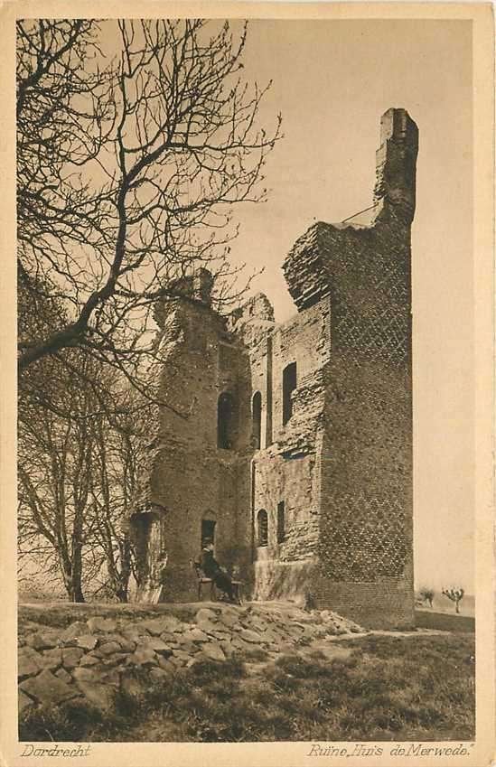 300-359-027 Dordrecht Ruine Huis de Merwede, Verzenden, Voor 1920, Zuid-Holland