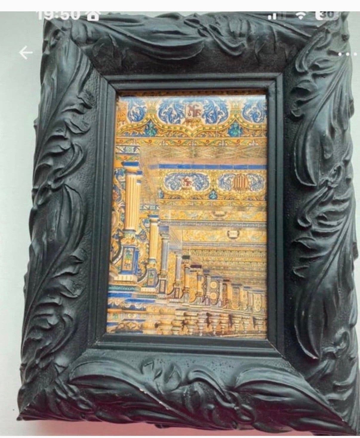 Riviera Maison fotolijstje 8,5x14 cm - Hangend/Staand, Huis en Inrichting, Woonaccessoires | Lijsten, Gebruikt, Ophalen of Verzenden