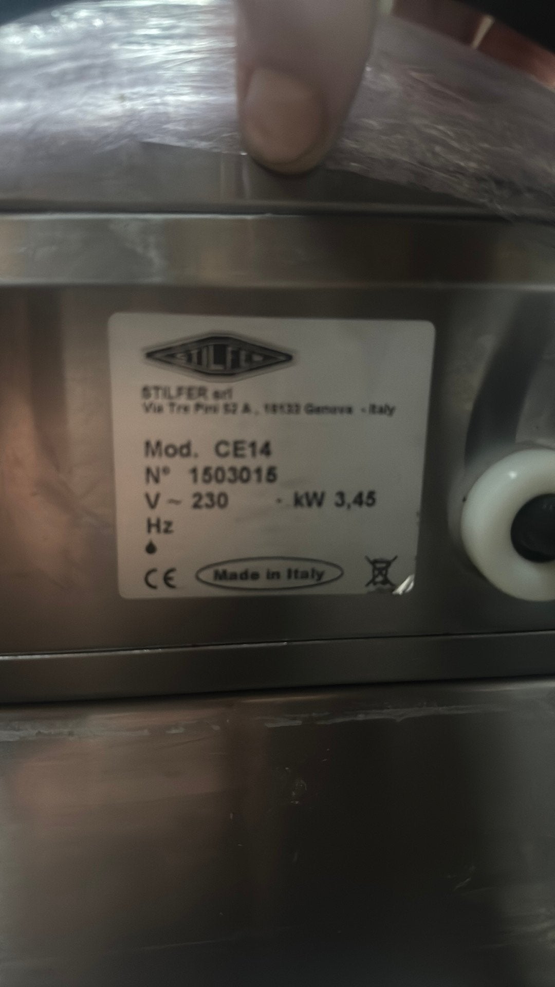 Stilfer CE14 dubbele professionele elektrische friteuse, Ophalen, Zo goed als nieuw, Minder dan 45 cm
