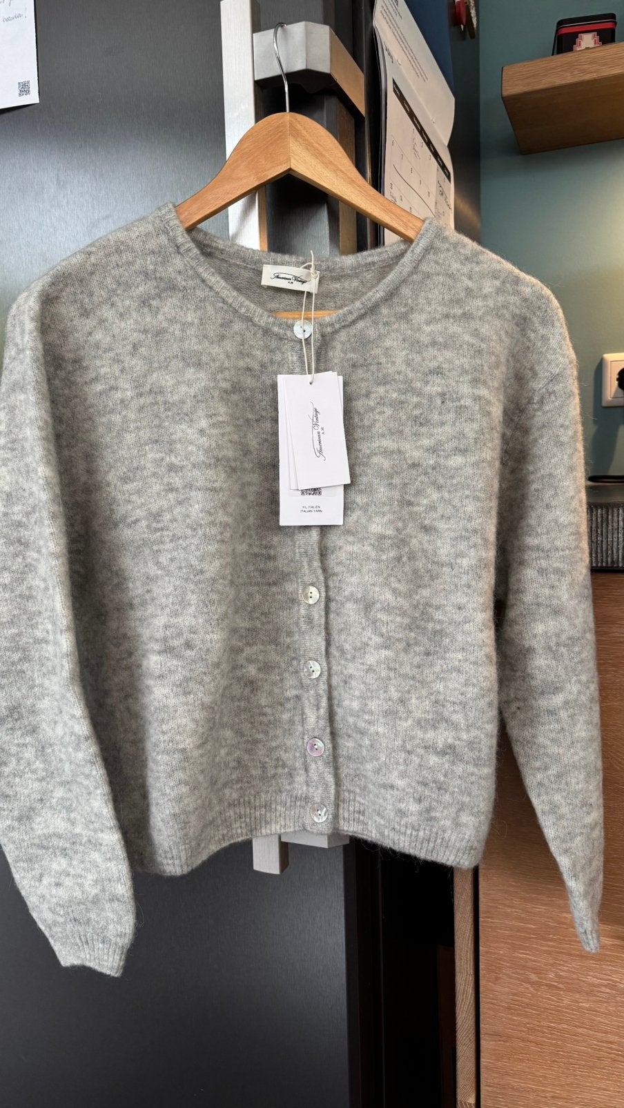 American Vintage Vitow vest – maat S – nieuw, Kleding | Dames, Ophalen of Verzenden, Zo goed als nieuw, Maat 38/40 (M), Grijs