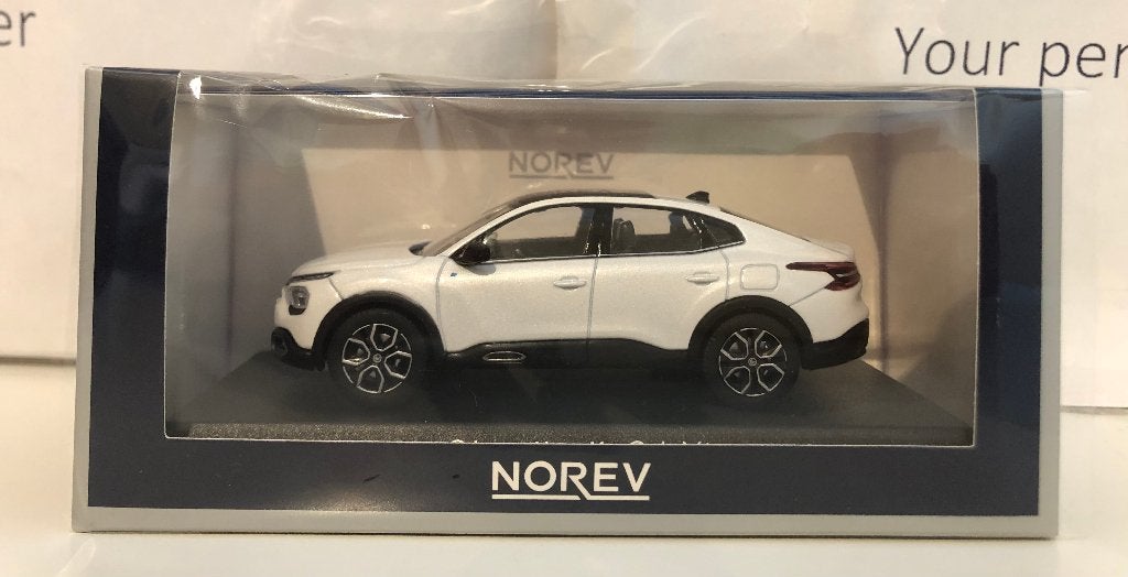 Norev 1:43 Citroen E- C4 2023 Pearl White nieuw in display, Ophalen of Verzenden, Nieuw, Auto, Norev