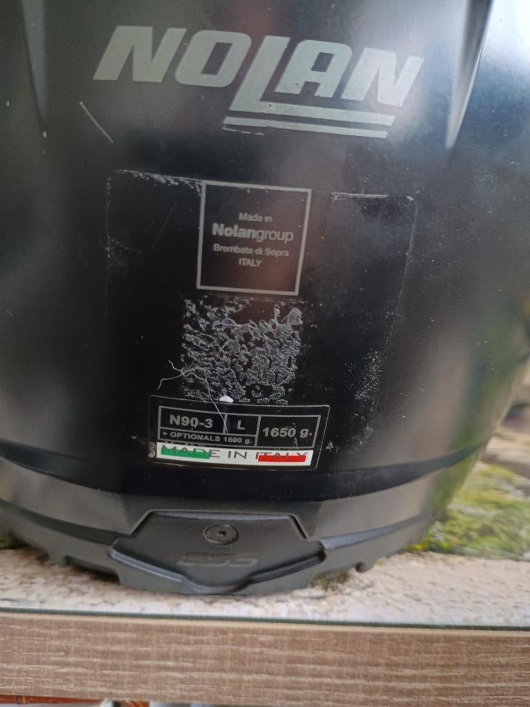 Nolan n90-3 systeemhelm mat zwart maat L, Motoren, Kleding | Motorhelmen, Ophalen, Systeemhelm, Nolan, L