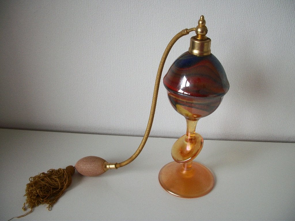 Vintage Parfumverstuiver - Bleikristall - 26 cm hoog - zgan, Ophalen of Verzenden