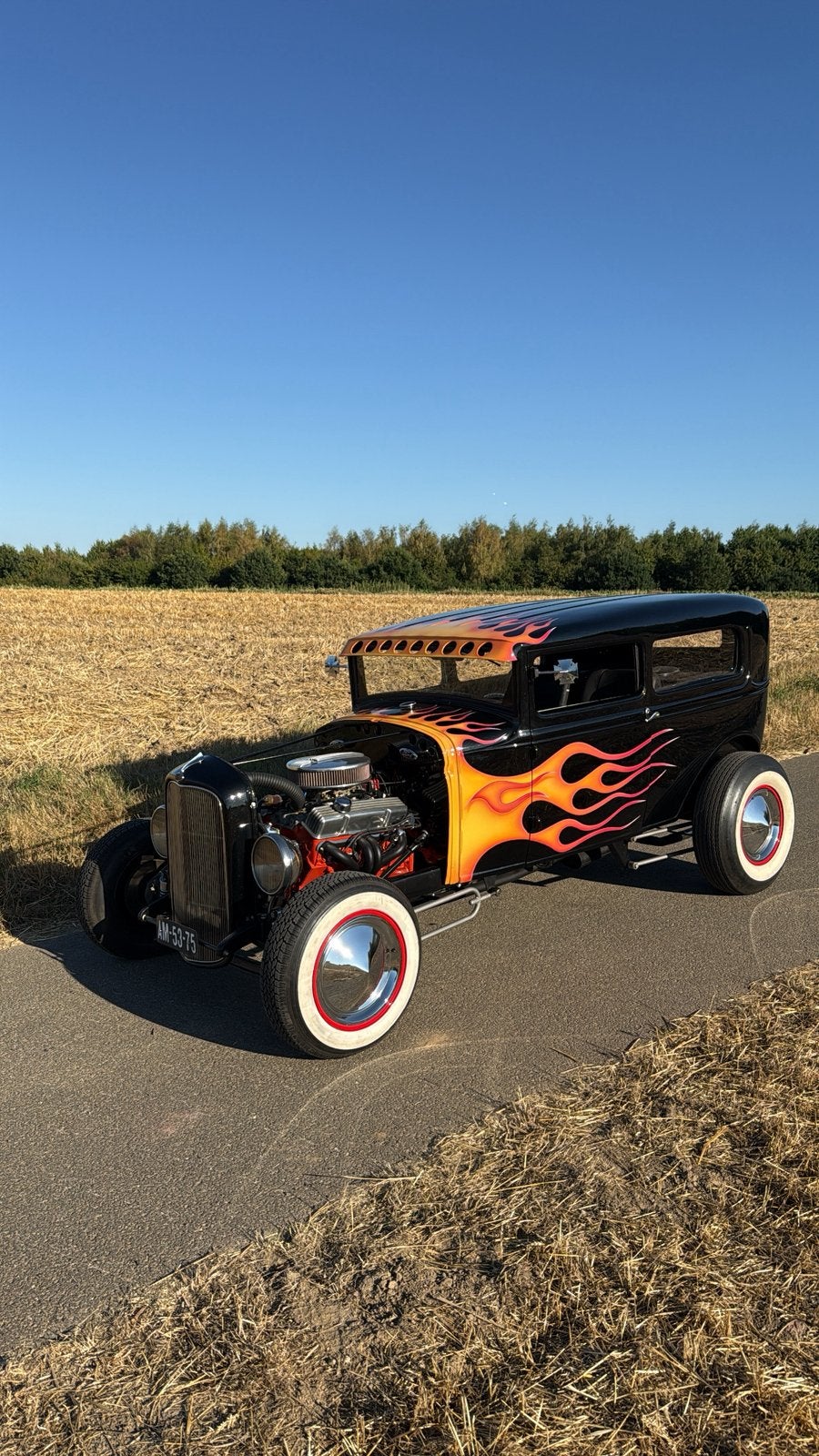 1930 Ford model a tudor sedan chopped Hotrod V8, Auto's, Bedrijf, Te koop