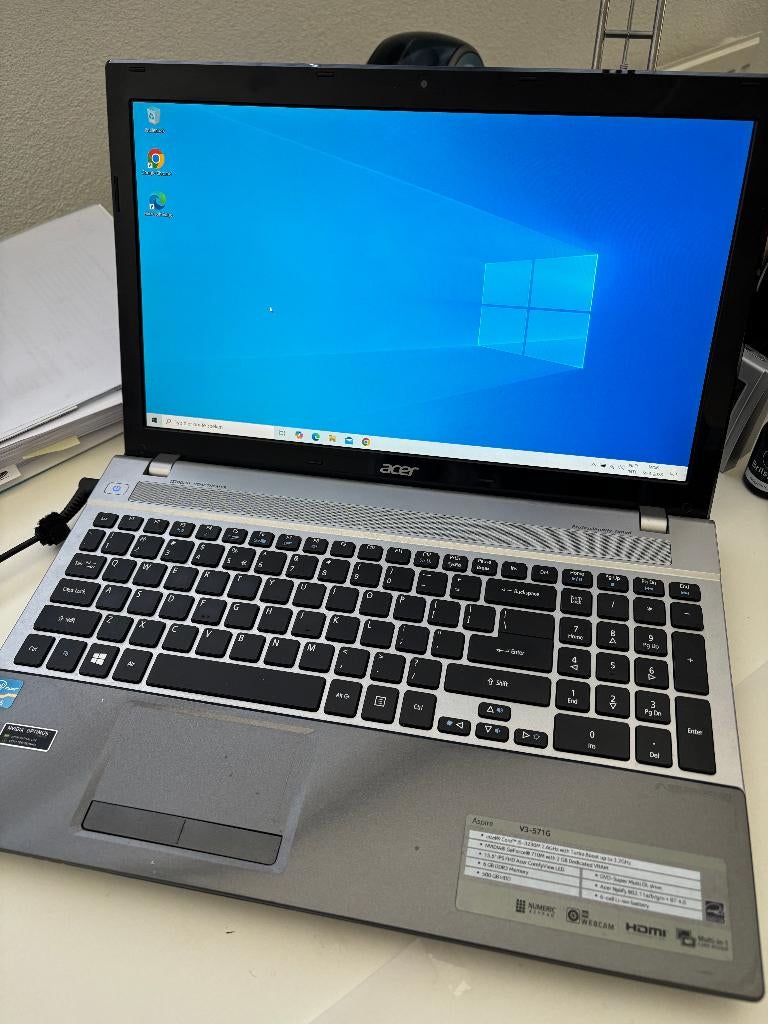 Laptop Acer Aspire V3 - 571G, Ophalen, 2 tot 3 Ghz, Qwerty, 8 GB