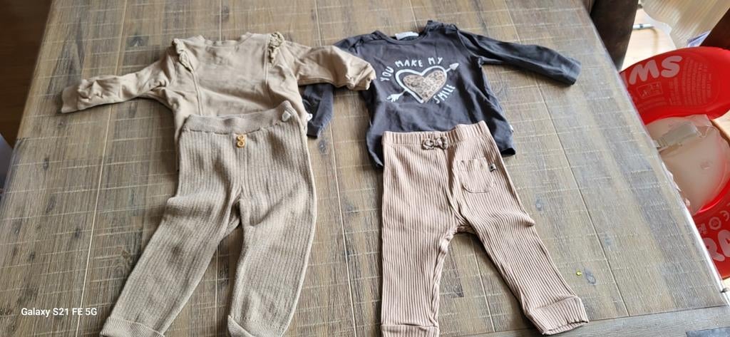Meisjes kleding maat 74 en 80, diverse setjes en jurkjes, Ophalen of Verzenden, Gebruikt, Meisje, Setje