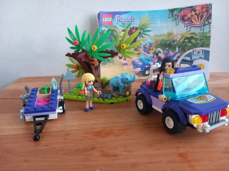 Lego Friends 41421 Reddingsbasis babyoliefant in Jungle, Gebruikt, Lego, Friends, Ophalen of Verzenden