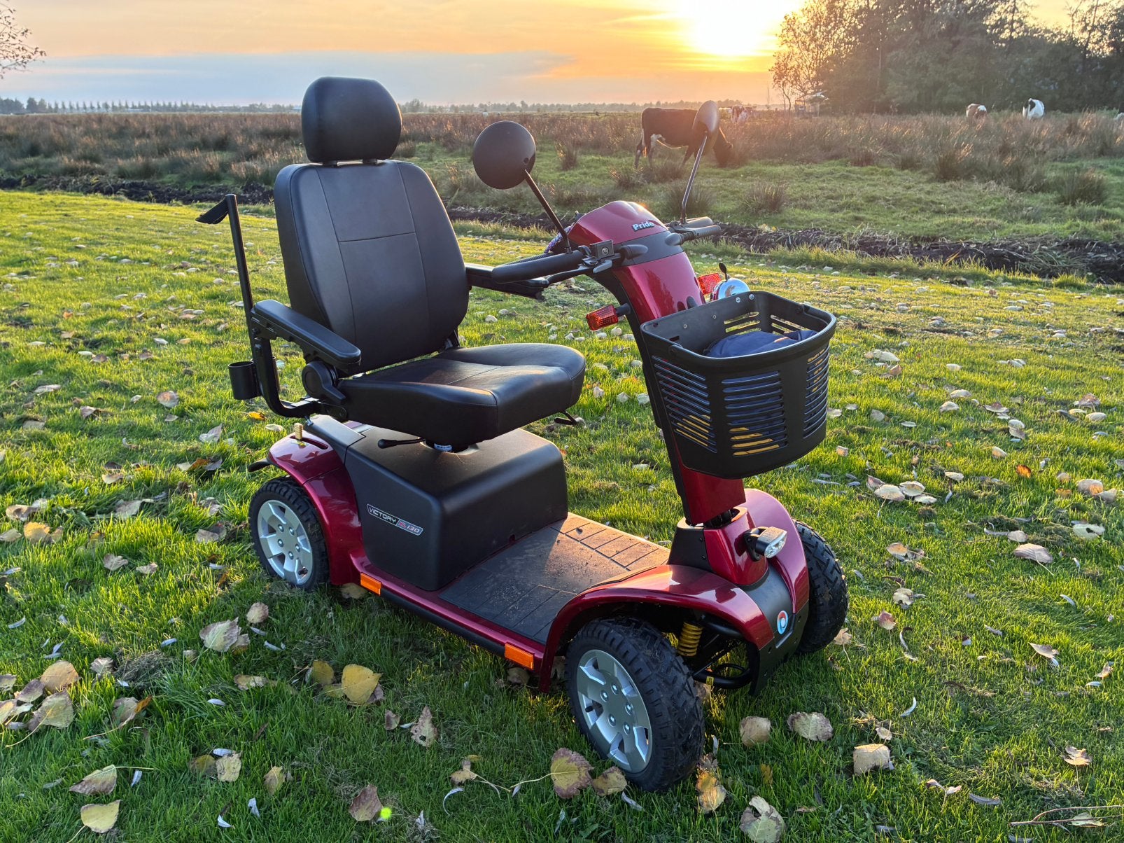 Scootmobiel 2024 Pride Victory 130 XL de luxe 75Ah 2024, Ophalen, Zo goed als nieuw, Pride