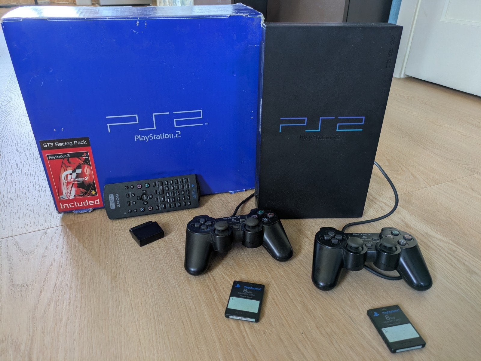 PlayStation 2, PS2, Gebruikt, Met games, Met 2 controllers, Ophalen of Verzenden