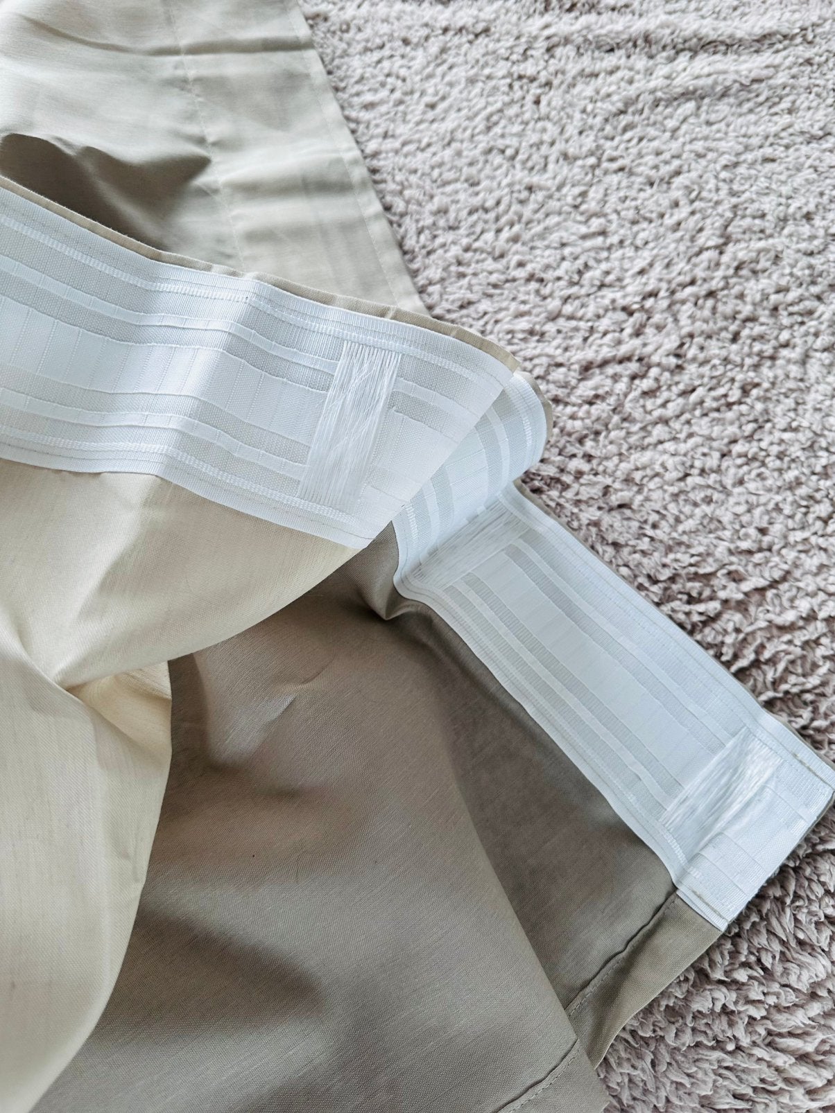 Ikea vivan gordijnen beige ongebruikt, Ophalen, In te korten, 300 cm, Beige