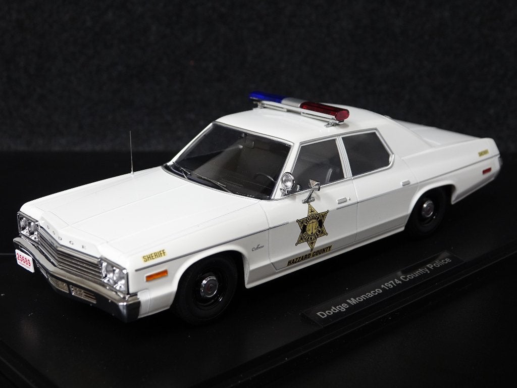 KK-Scale 1:18 Dodge Monaco Dukes of Hazzard Rosco, Overige merken, Auto, Onbekend, Nieuw