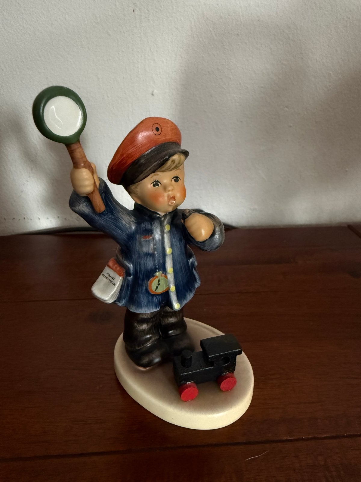 Hummel beeldje 'All Aboard' - Eerste uitgave 2001, Ophalen of Verzenden, Zo goed als nieuw, Hummel