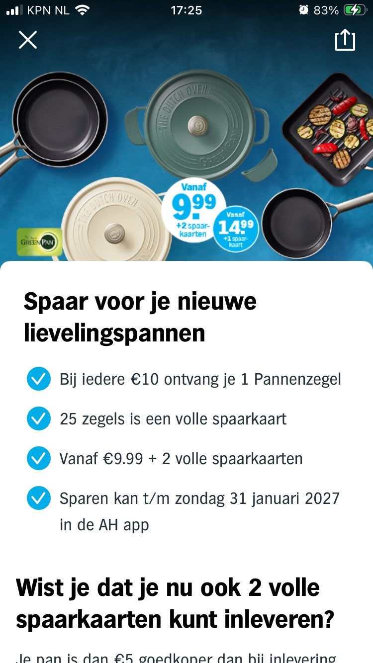 Pannenzegels van Albert Heijn, Albert Heijn, Ophalen of Verzenden
