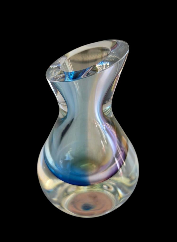 Siem van der Marel vaas /object Glasfabriek Leerdam Rainbow, Ophalen of Verzenden