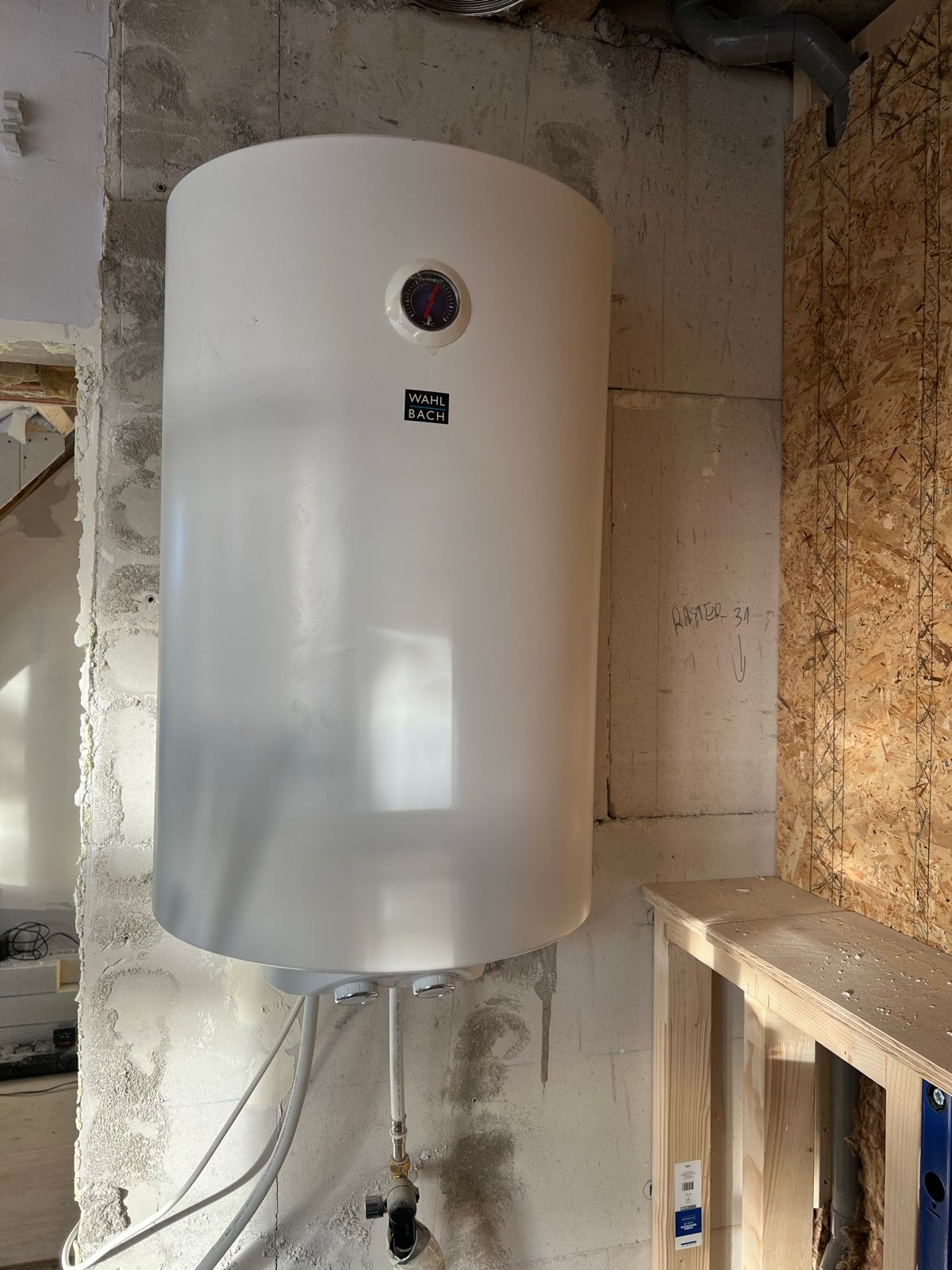 Wahlbach Boiler 80L, Doe-het-zelf en Verbouw, Ophalen, 20 tot 100 liter, Boiler, Minder dan 3 jaar oud