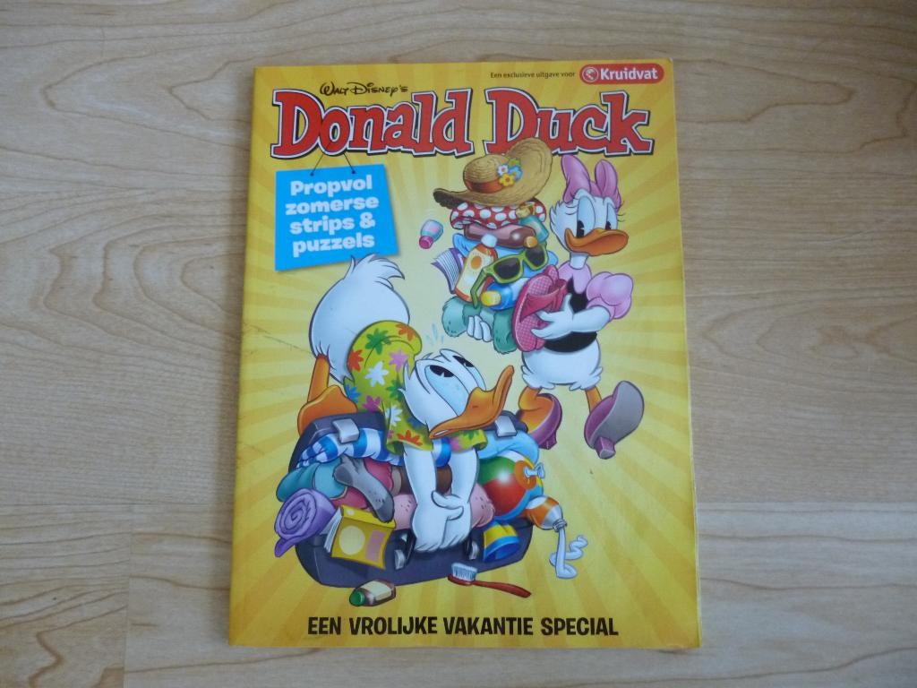 donald duck een vrolijke vakantie special, Eén stripboek, Ophalen of Verzenden, Gelezen, Donald Duck